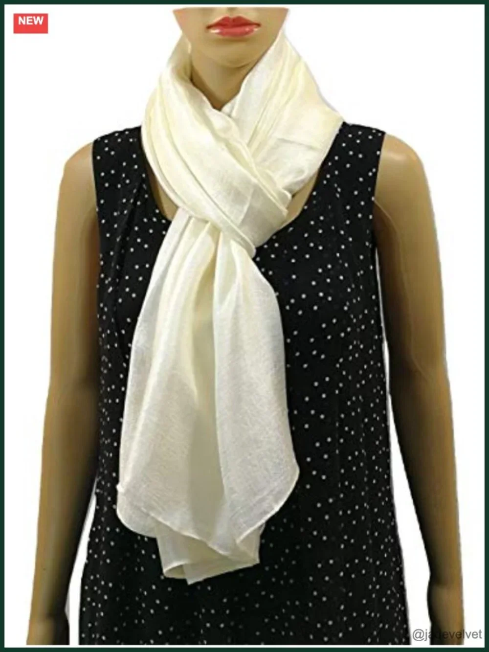 Solid Color Silk Feel Large Scarf Shawl Wrap